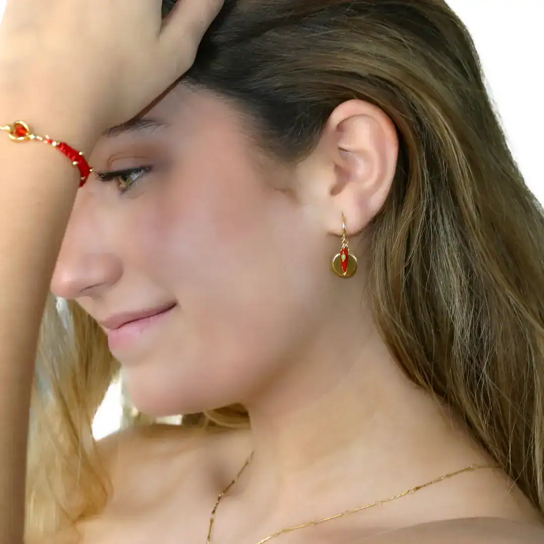 Red-Chilli-Drop-Earrings-Keira-K-2