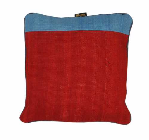 MG-09-45x45 Handwoven Colour Block Kilim Cushion
