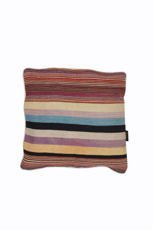 Multicolor Handwoven Kilim Cushion