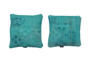 El Yapımı Yün Kilim Yastık
