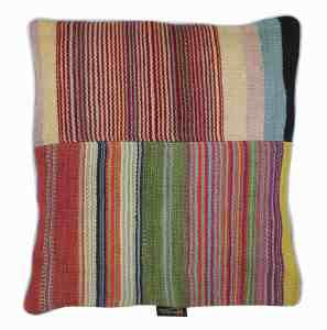 Multicolor Handwoven Kilim Cushion
