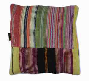 Cuscino Kilim Tessuto a Mano Multicolore