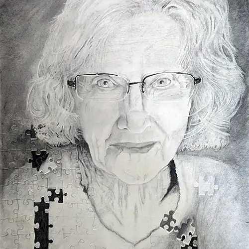 An Old Woman Portrait
