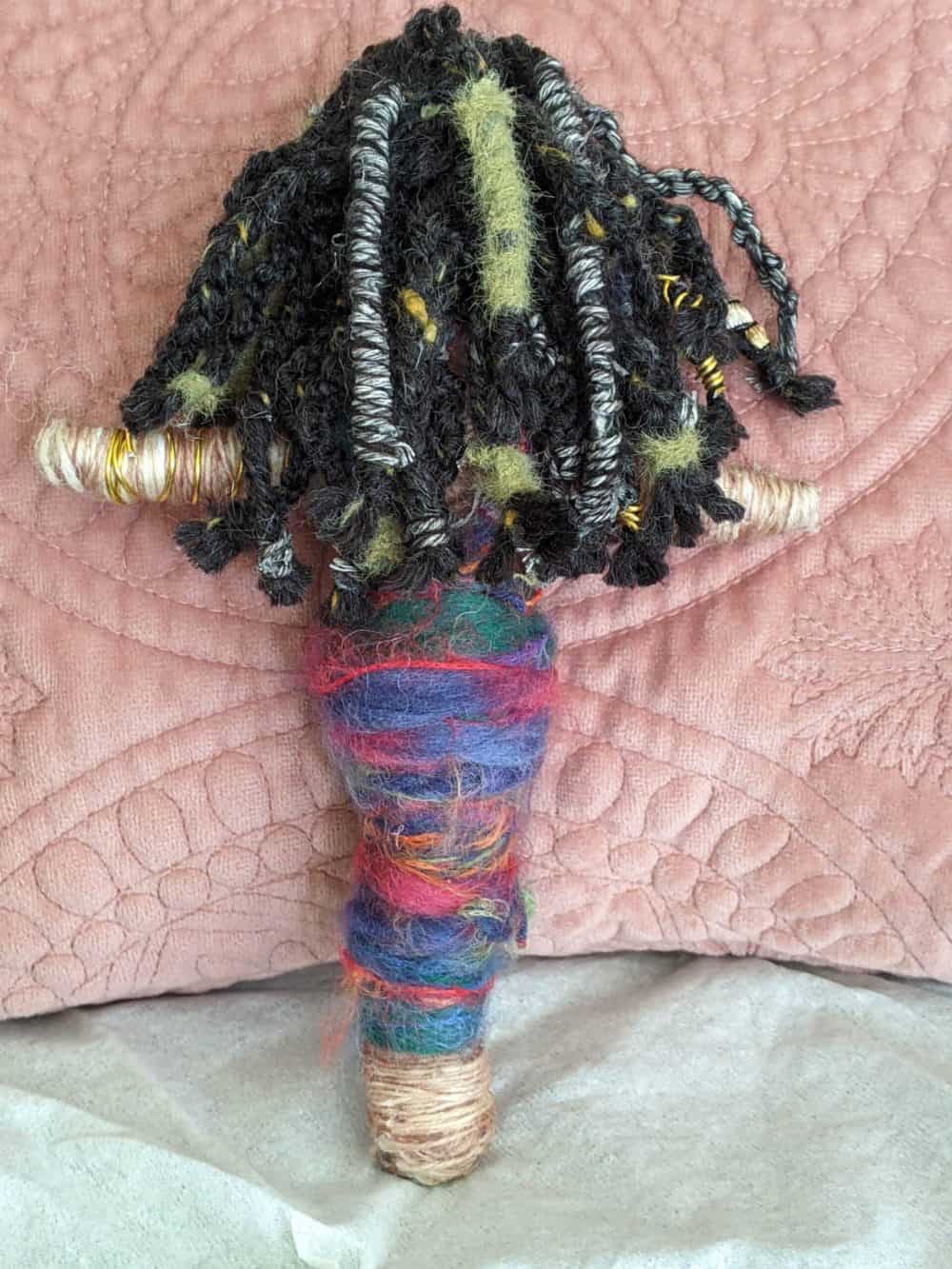 You-Do-You Voodoo™ art doll, back view