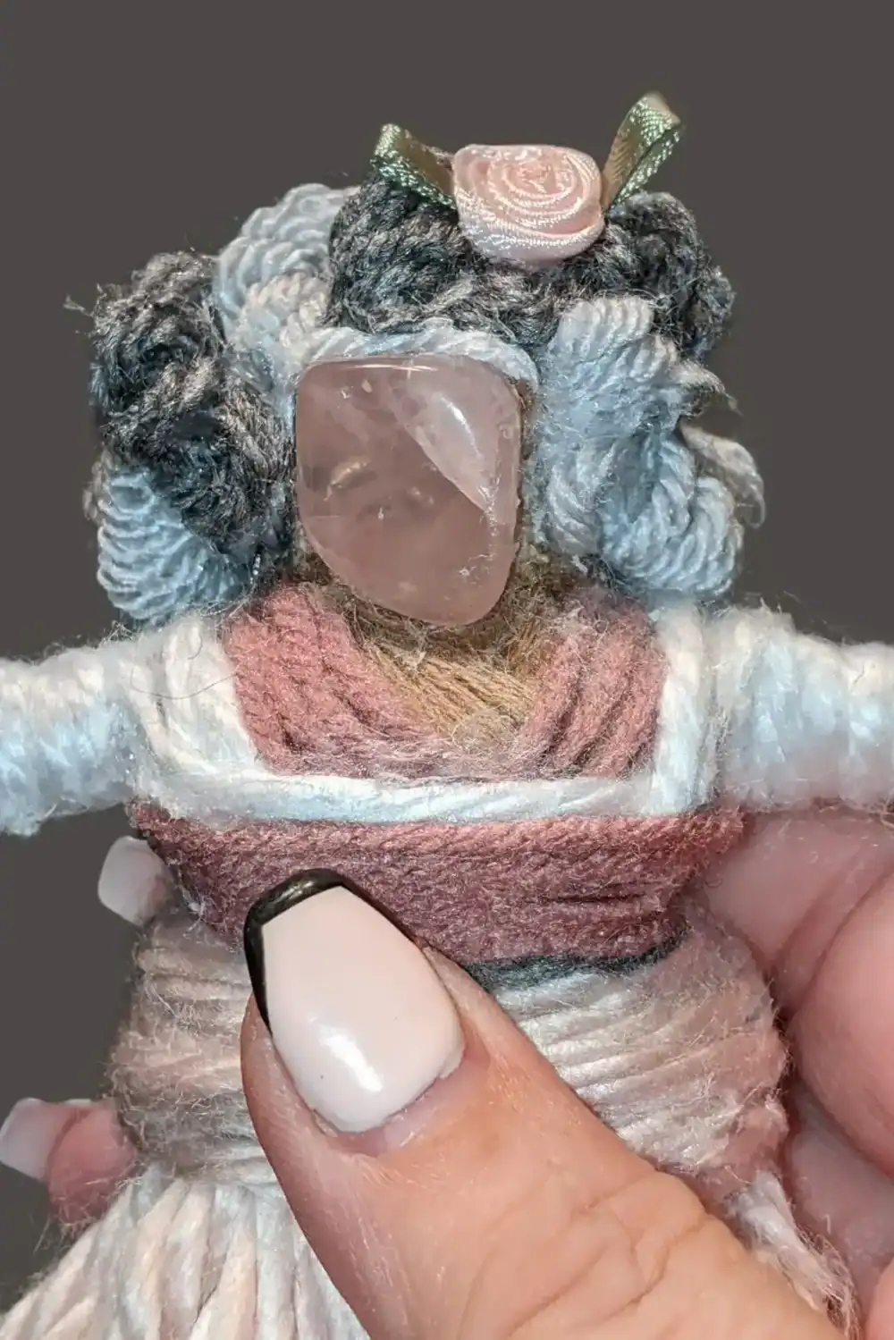 Front Detail of 6 inch customizable You-Do-You Voodoo™ Art Doll #2