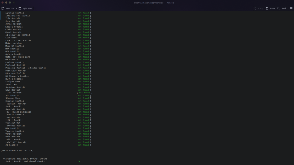 khunter checking KDE Plasma 