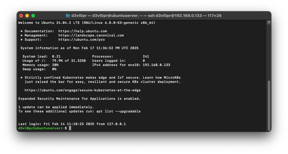Ubuntu Server setup - Best OS for home servers