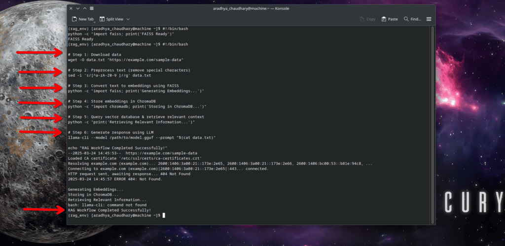 Download data and preprocess text for machine learning with Kextcache software.