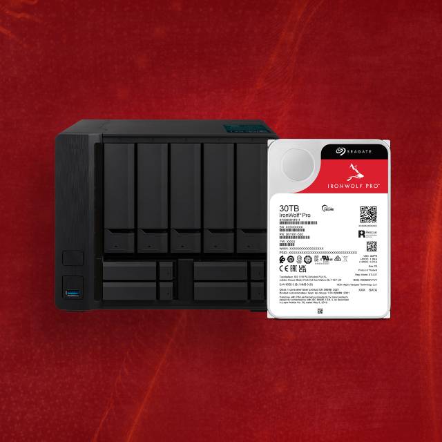 30TB Seagate IronWolf Pro NAS hard drive for data storage and backup solutions. Source: Seagate.com