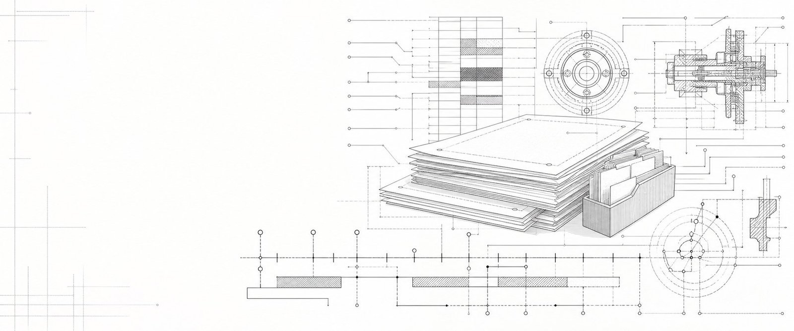 Technical drawing background for Federal Circuit patent appeals