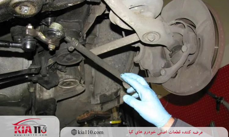 صدای تق تق عقب ماشین در دست انداز