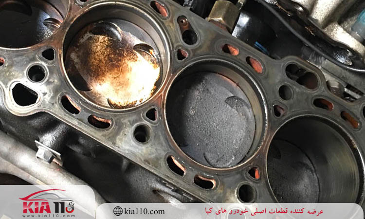 علائم سوختن واشر سر سیلندر