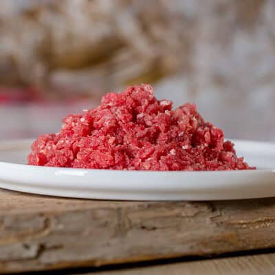 Rindermuskelfleisch mager gewolft