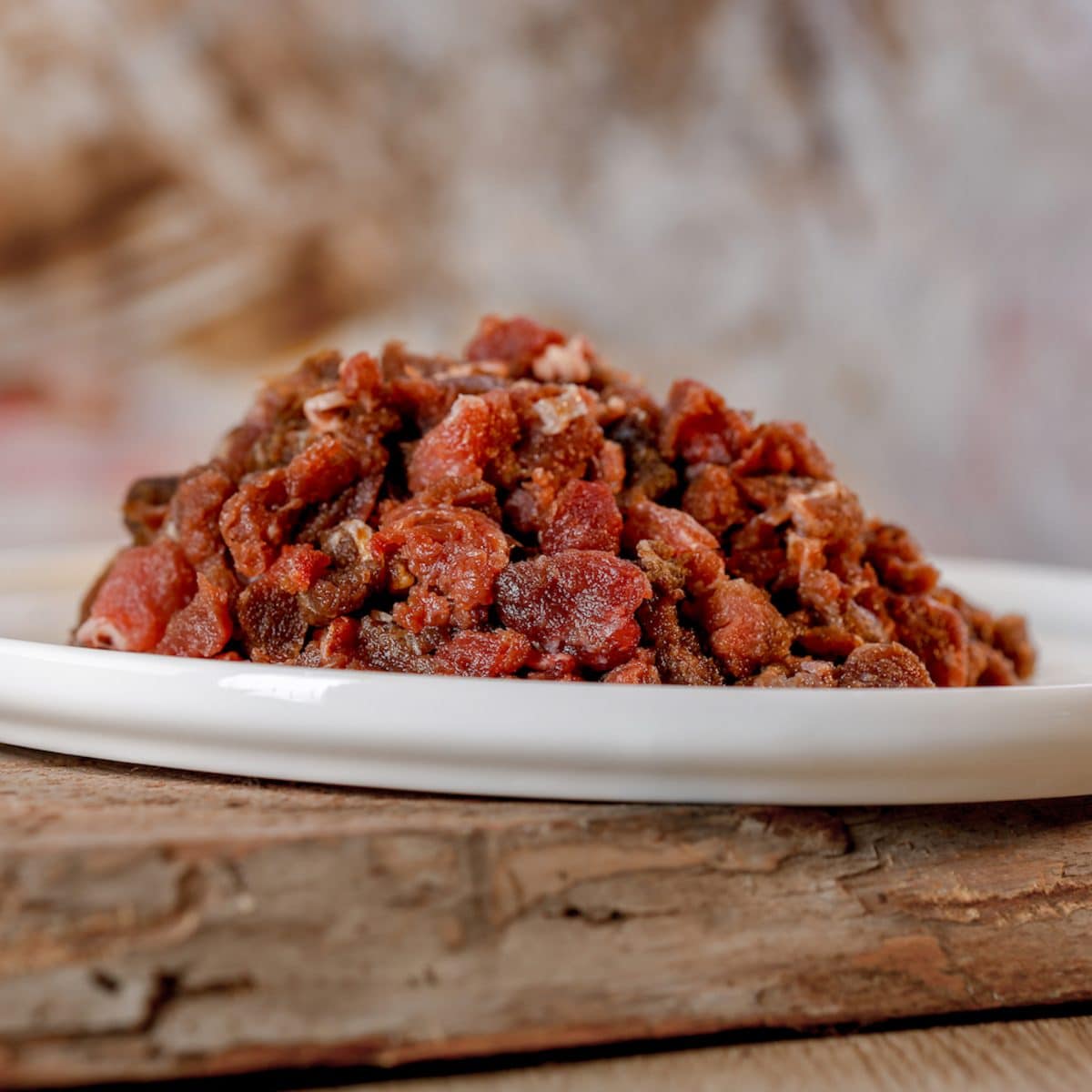 Pferdemuskelfleisch, gewolft