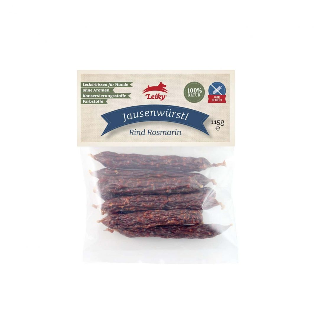 Leiky - Jausenwürstl Rind Rosmarin