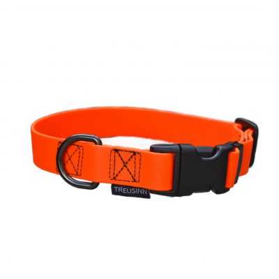 Halsband BioThane® Stay orange