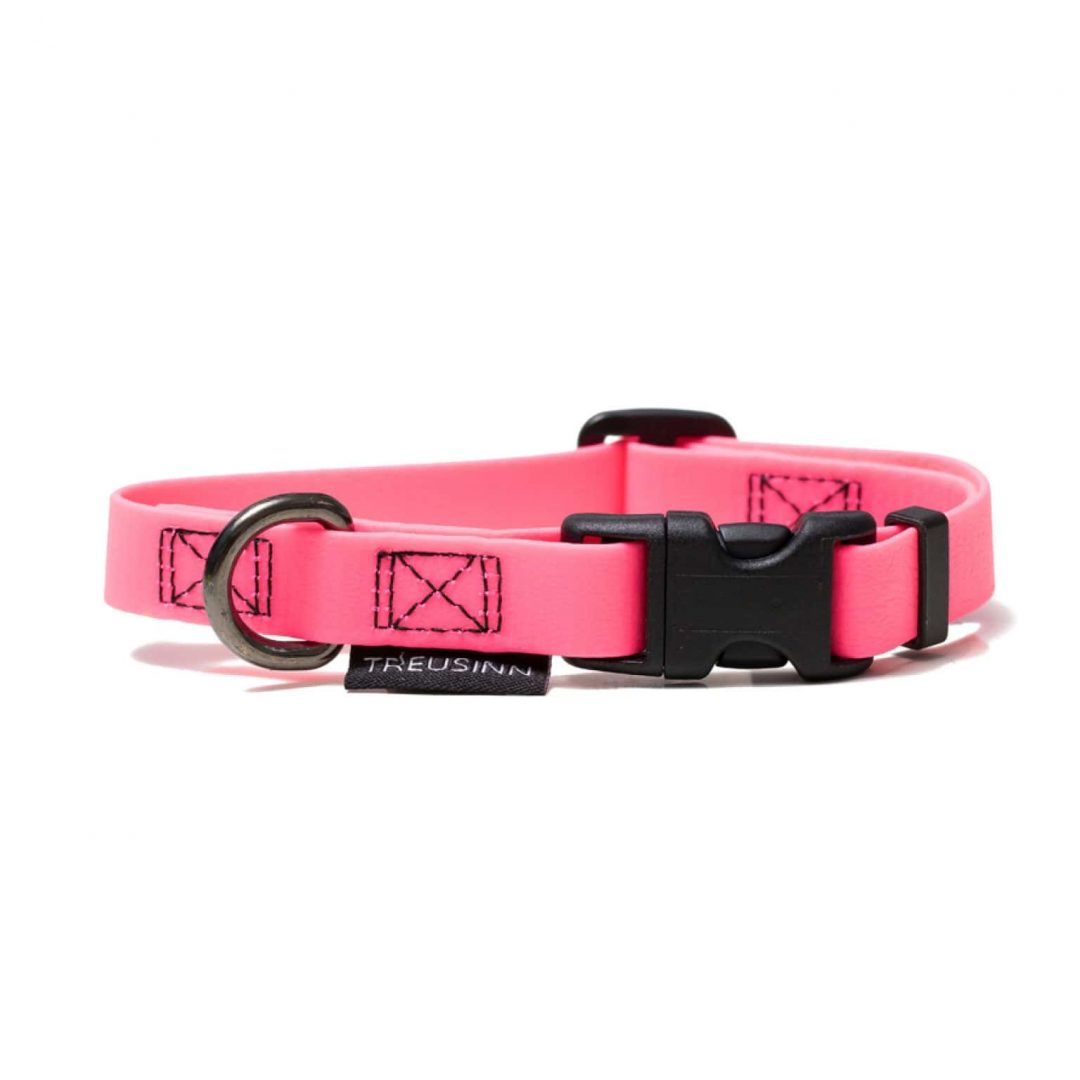 Treusinn - Halsband BioThane® Stay pink – Bild 2