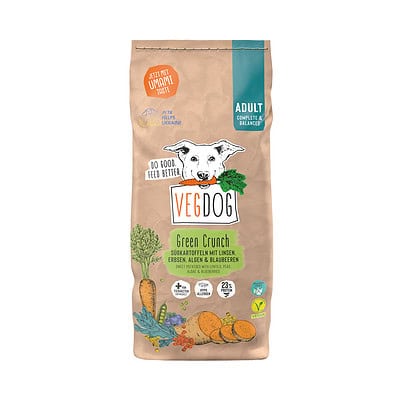 veganes Trockenfutter Vegdog Green Crunch