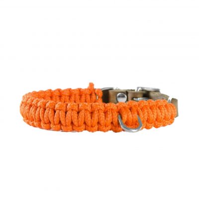 Molly and Stitch - "Touch of Leather" Halsband Pumpkin