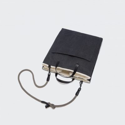 Hundreisebett Canvas Black