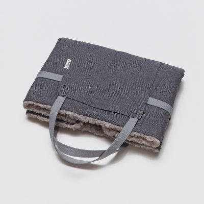 Hundreisebett Tweed Taupe