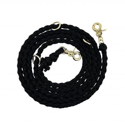 DK - Hundeleine Paracord schwarz