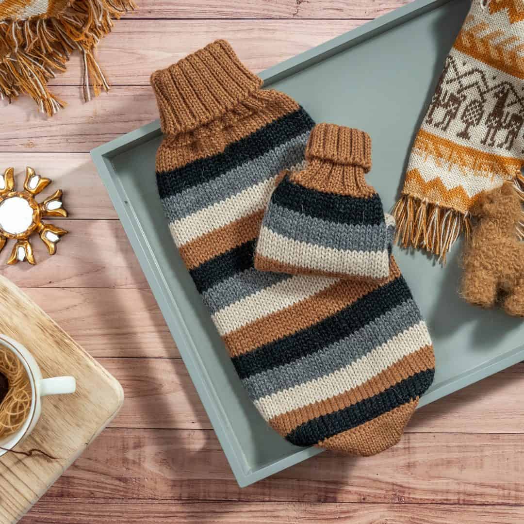 Alqo Wasi - Alpakapullover Native Stripes – Bild 4