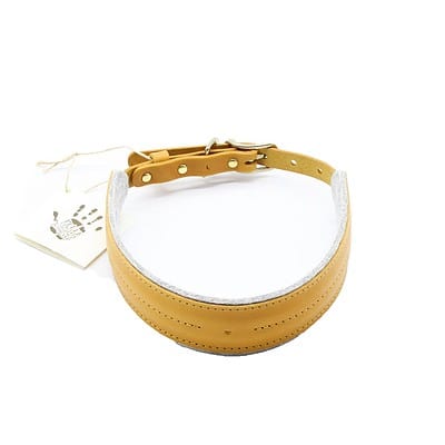 Band & Roll - Lederhalsband Pine Yellow