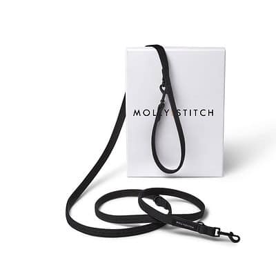Molly and Stitch - "Soft Rock" Hundeleine 3x verstellbar Black