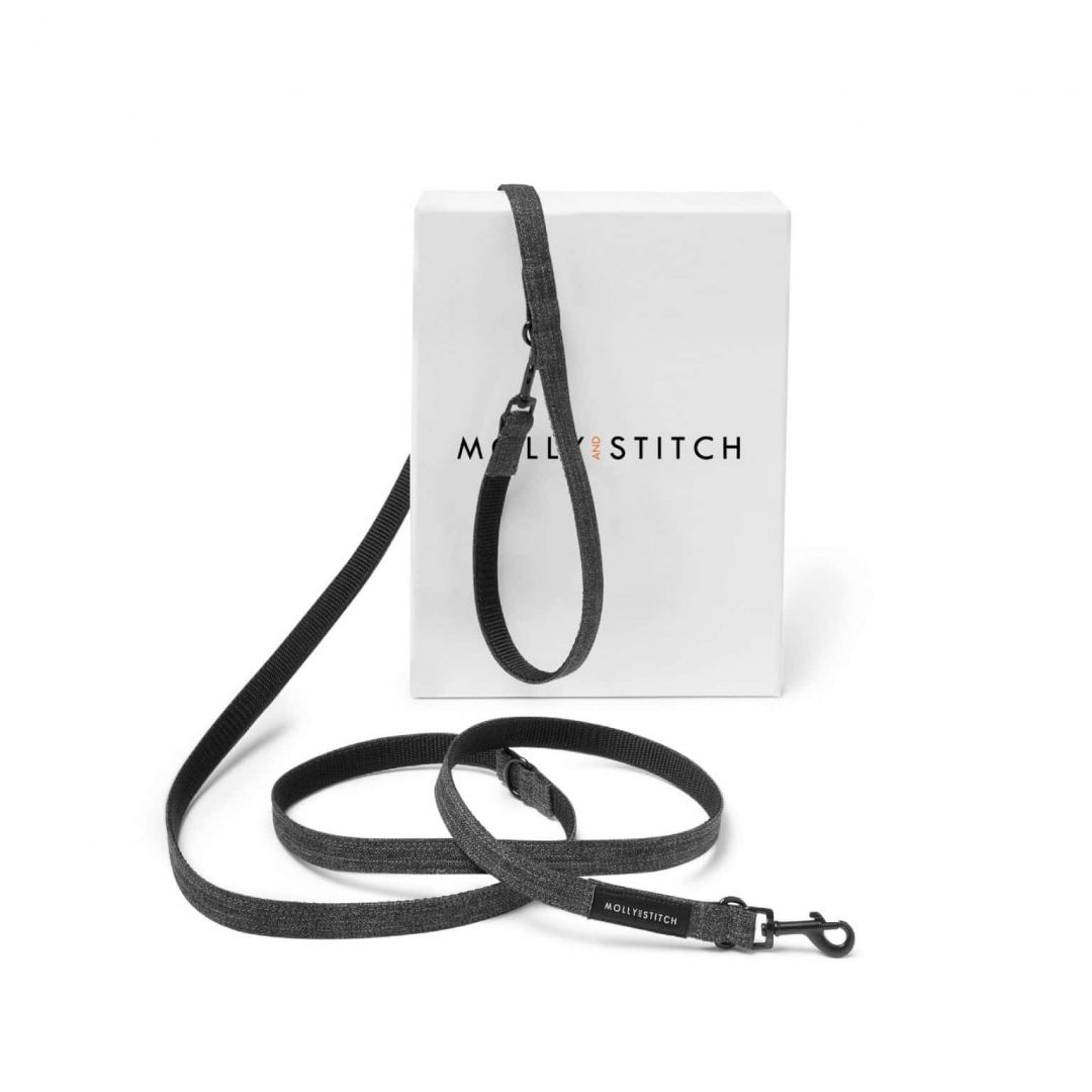Molly and Stitch - "Soft Rock" Hundeleine 3x verstellbar Grey