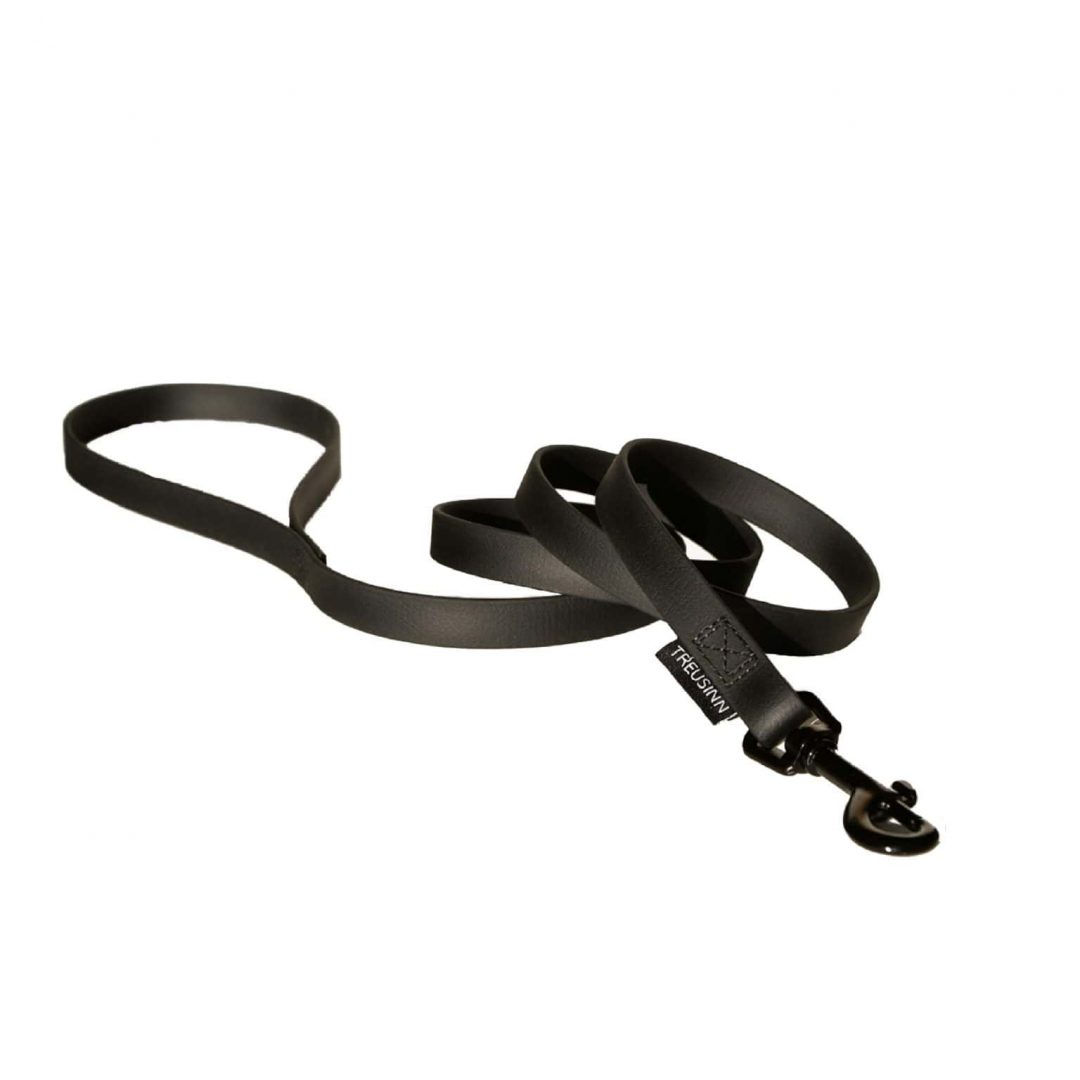 Treusinn - Hundeleine BioThane® Stay schwarz