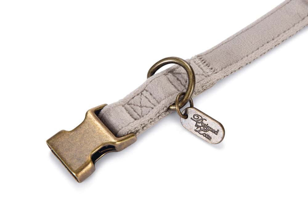 Designed by Lotte - Halsband Velura Grau – Bild 3