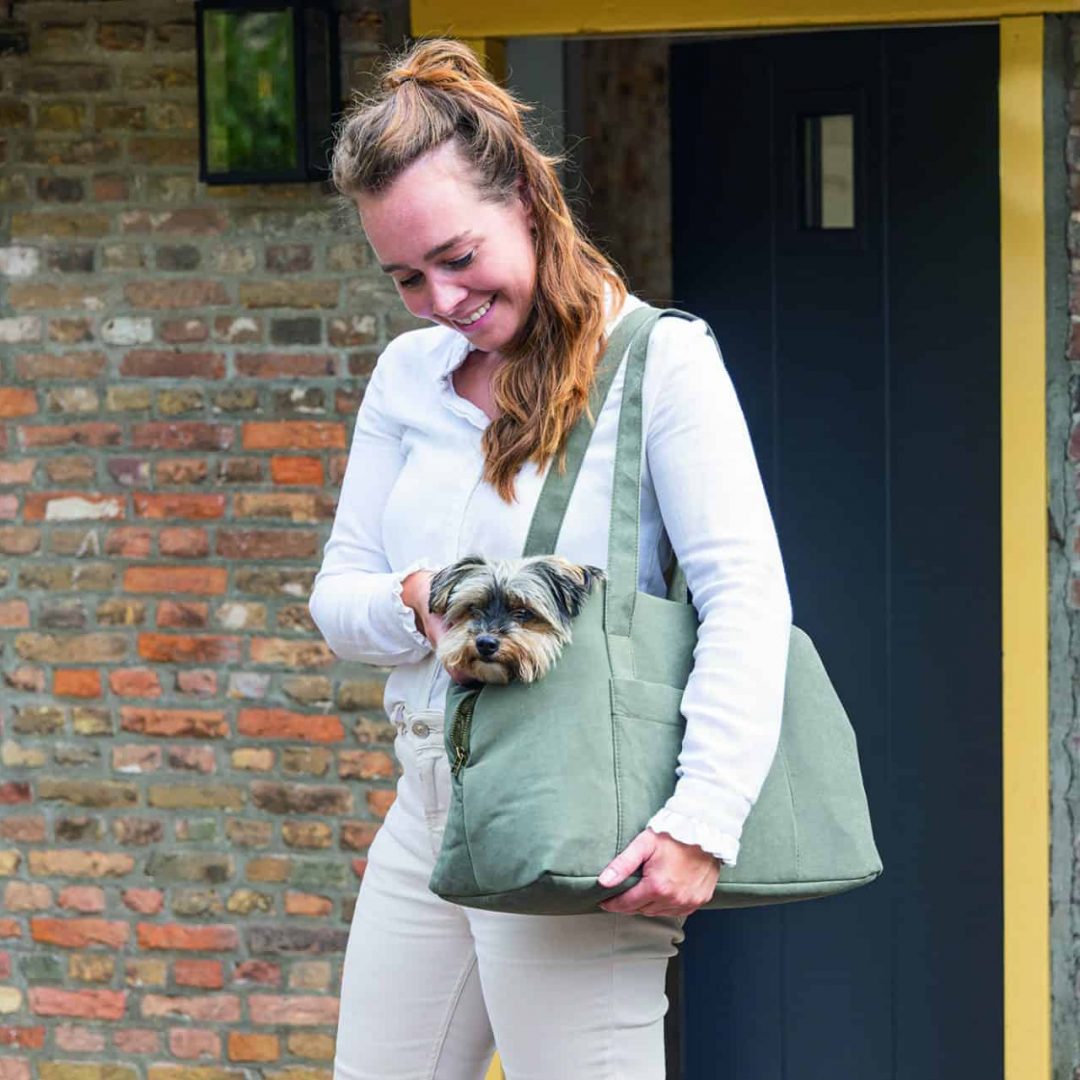 Designed by Lotte - Hundetasche Bundu Grün – Bild 5