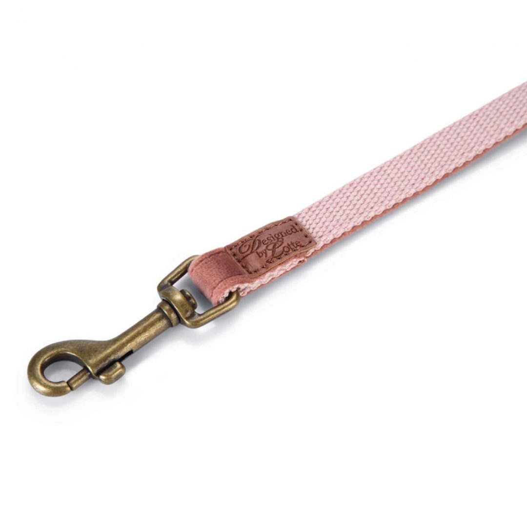 Designed by Lotte - Hundeleine Velura Pink – Bild 3