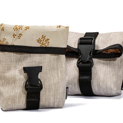 Leckerlitasche Goody Leinen Flowers