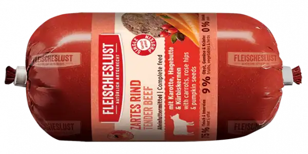 Fleischeslust - Wurst Classic zartes Rind mit Karotte