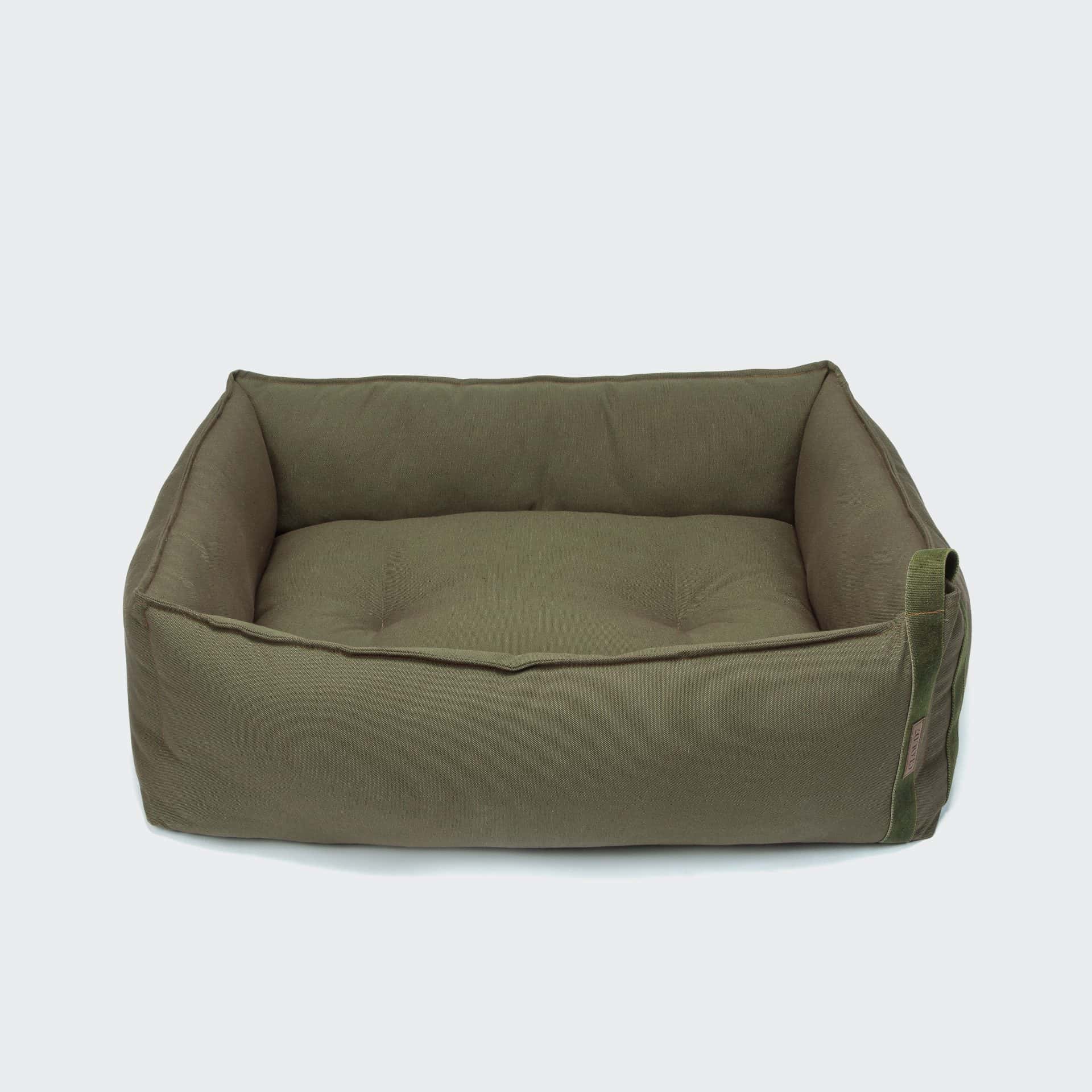 Cloud 7 - Hundebett Boost Canvas Olive – Bild 2