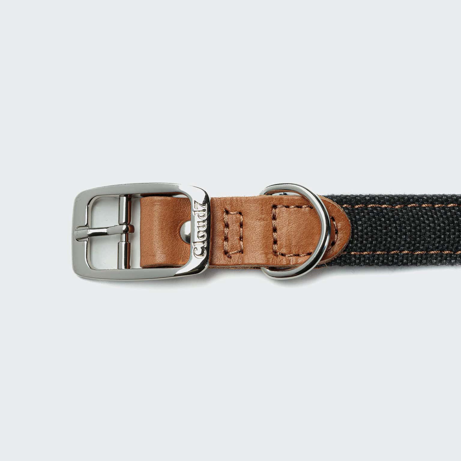 Cloud 7 - Hundehalsband Tivoli Black Cognac – Bild 2