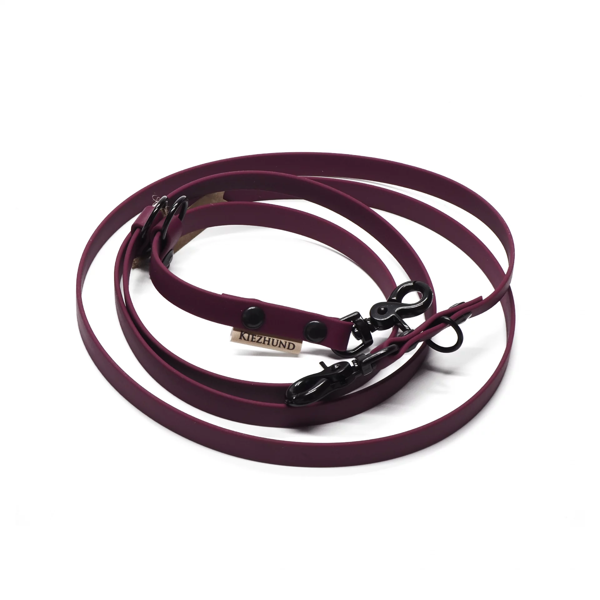 Biothane Leine "Fiete" weinrot