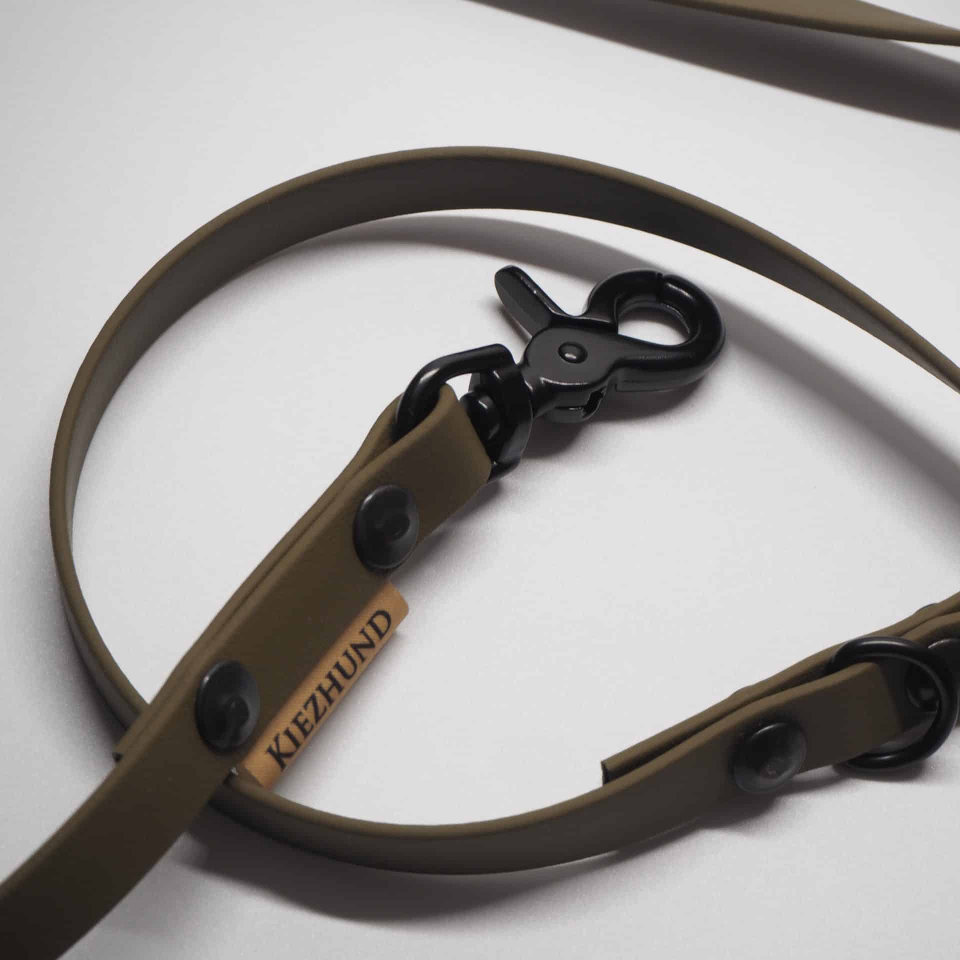 Kiezhund - BioThane® Leine "Fiete" oliv – Bild 6