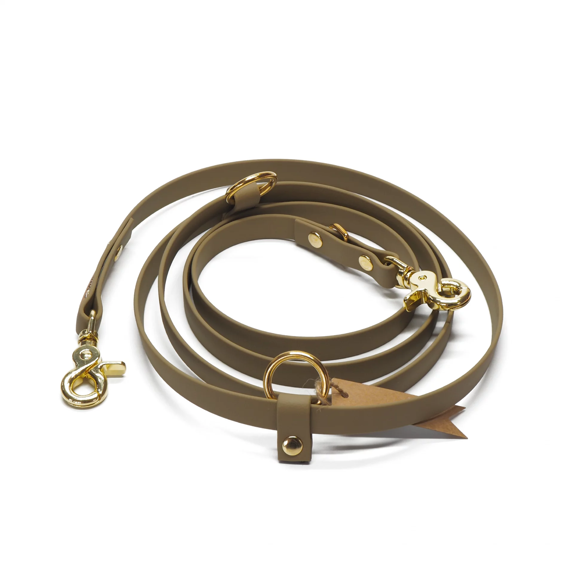 Biothane Leine "Fiete" oliv