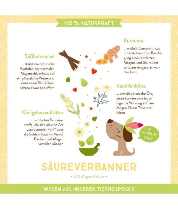 AniCanis - Bio Kräutermix Magenkräuter "Säureverbanner" – Bild 2