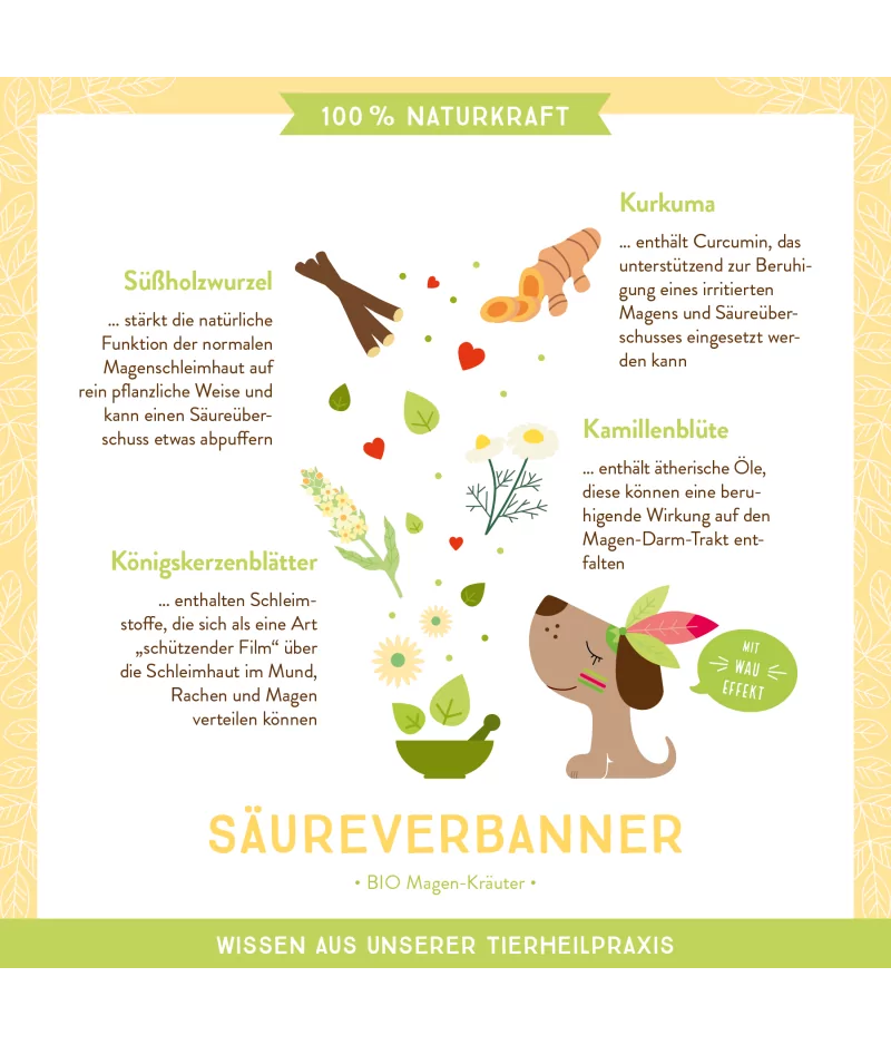 AniCanis - Bio Kräutermix Magenkräuter "Säureverbanner" – Bild 2