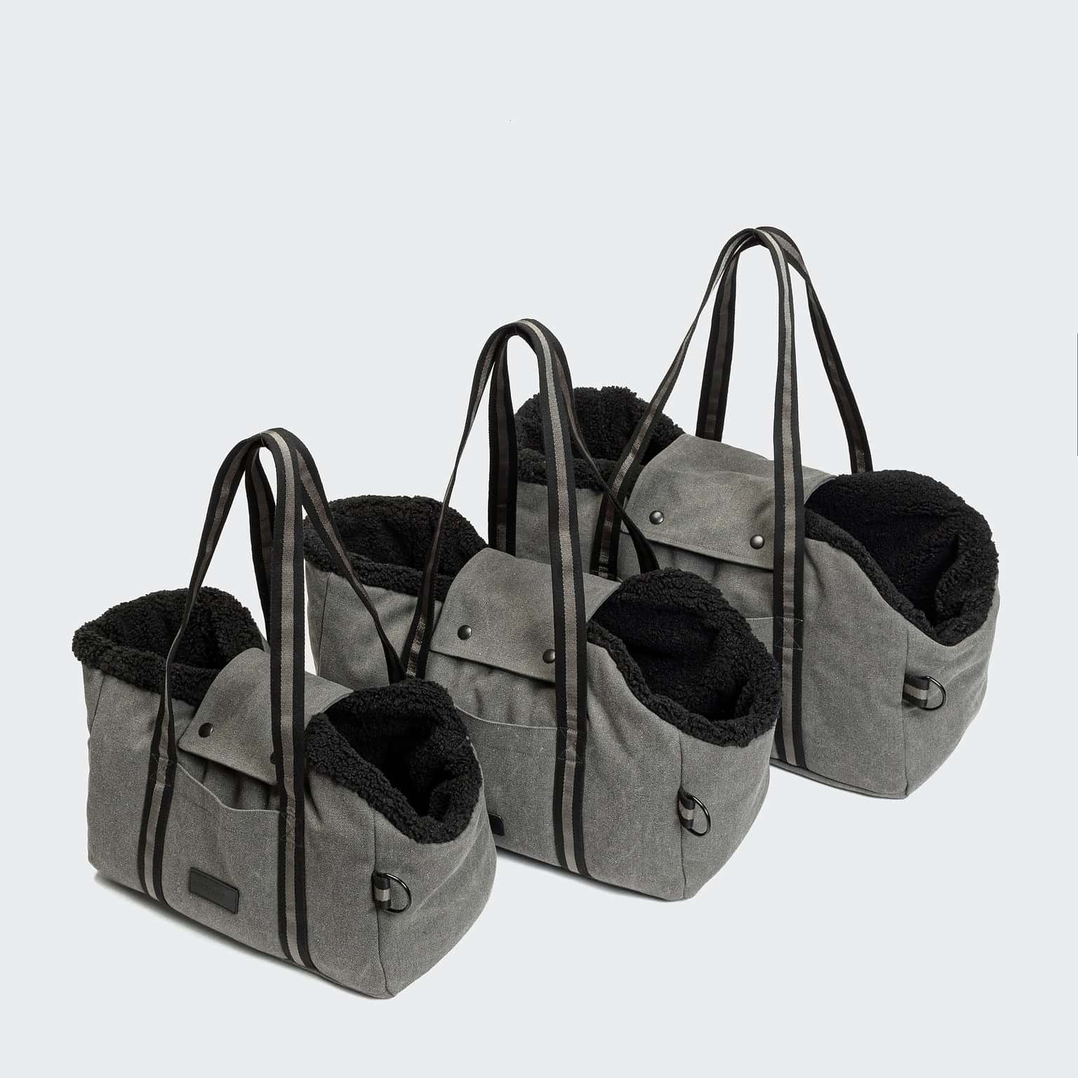 Cloud 7 - Hundetasche Lucca Canvas Basalt – Bild 4
