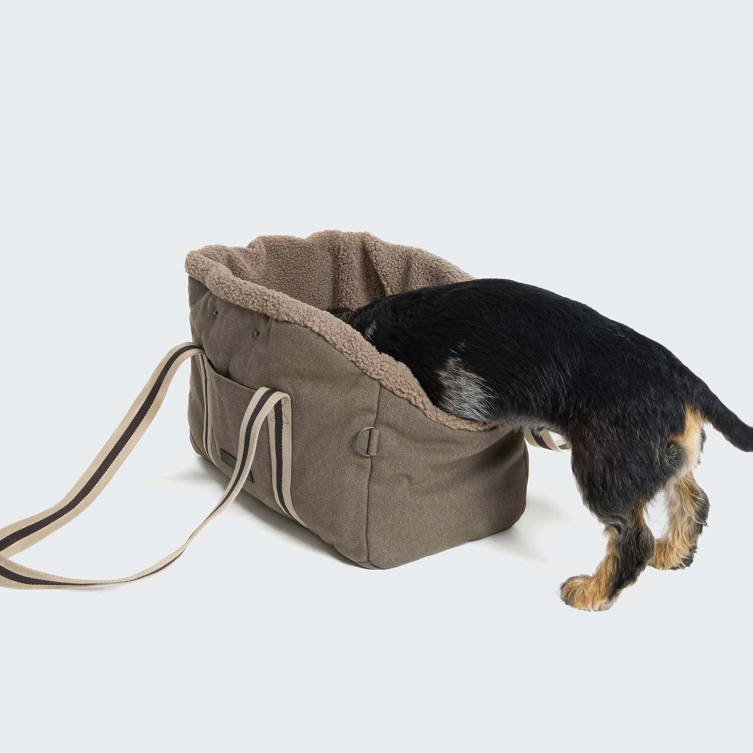 Cloud 7 - Hundetasche Lucca Canvas Basalt – Bild 6