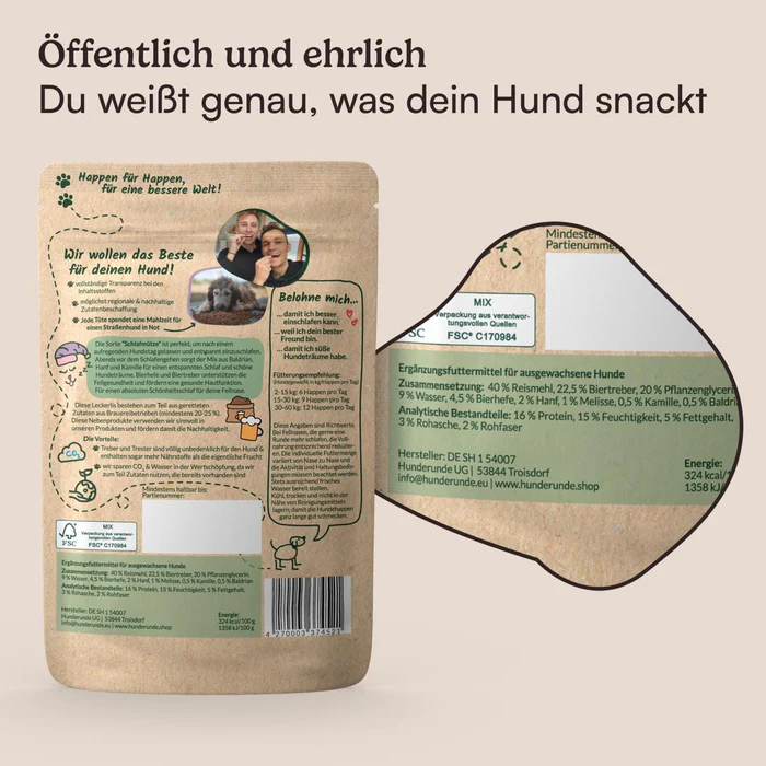 Hunderunde - Hundehappen Schlafmütze – Bild 2