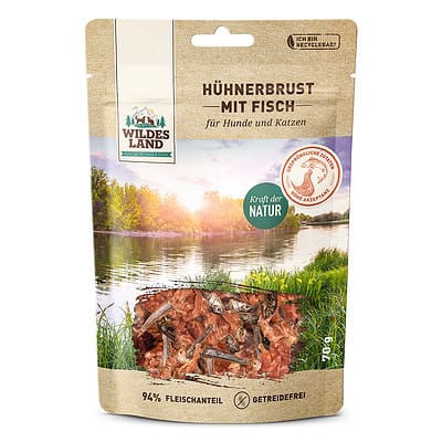Wildes Land - Hühnerbrust mit Fisch