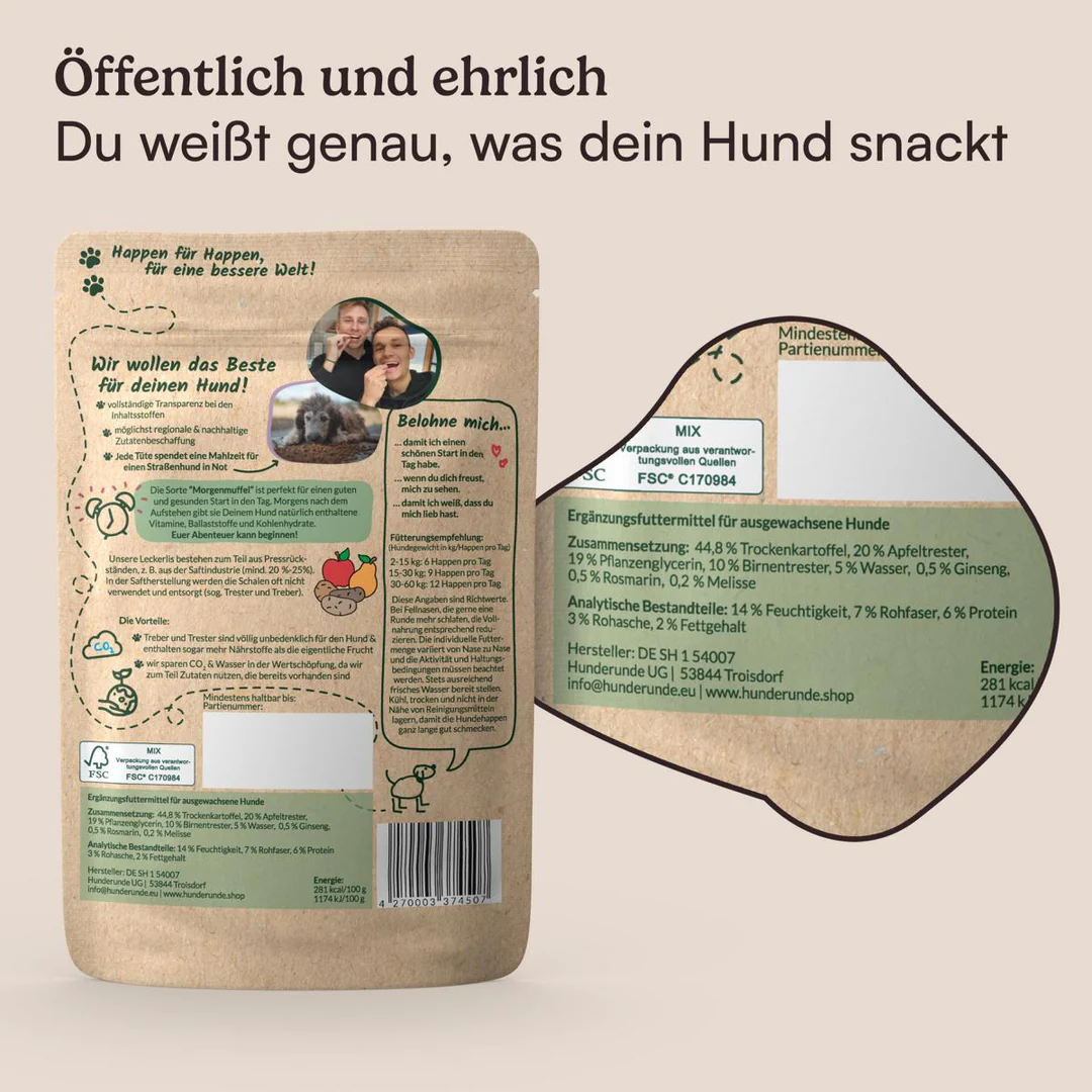 Hunderunde - Hundehappen Morgenmuffel – Bild 2