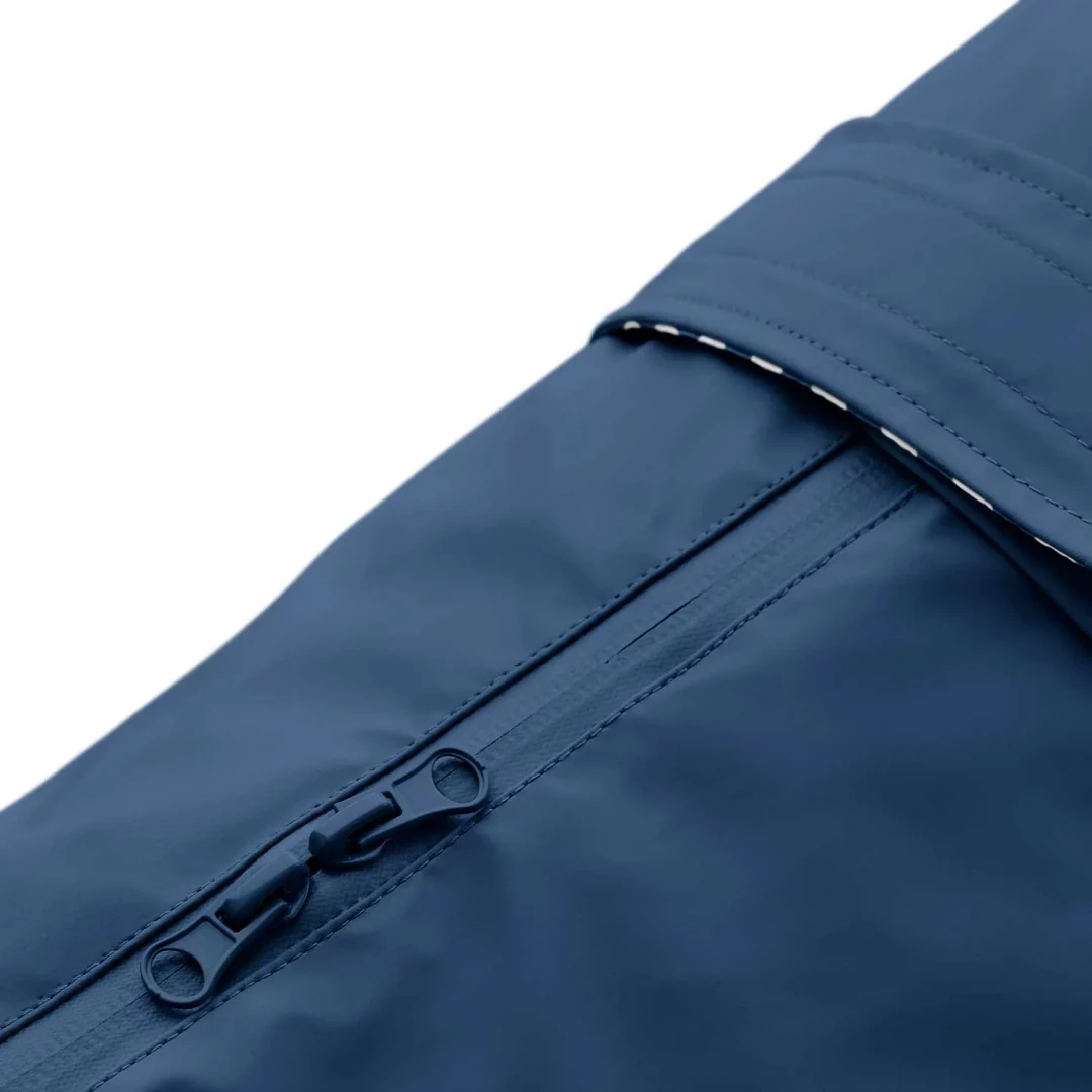 Regenjacke für Hunde, wasserdichtes Hundezubehör, Komfortabler Hunde Regenmantel mit Reißverschluss, ideal für Spaziergänge bei schlechtem Wetter.