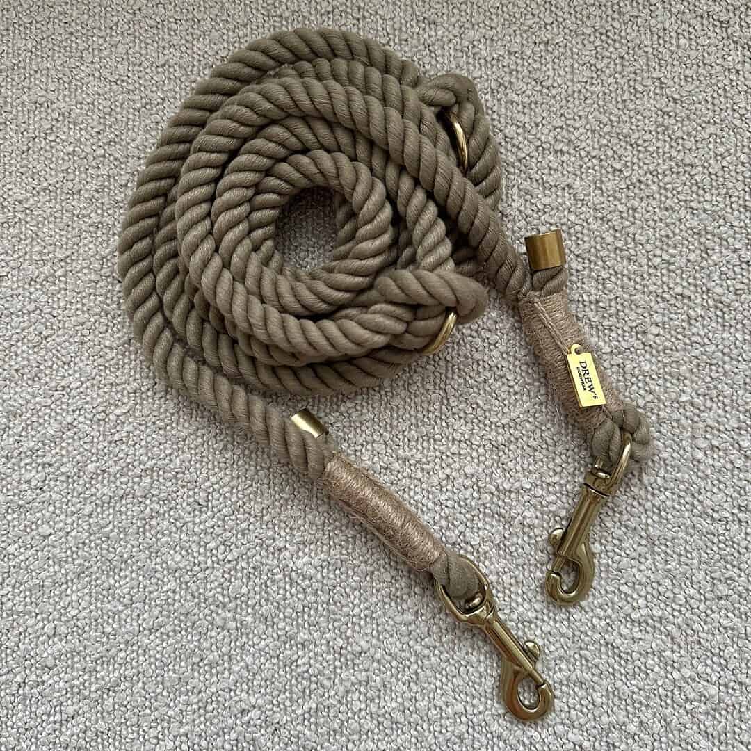 Drew´s Dogwear - Leine Khaki Standard